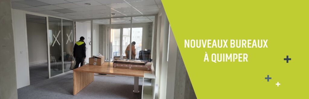 Nouveaux bureaux à Quimper