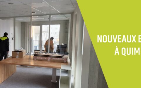 Nouveaux bureaux à Quimper