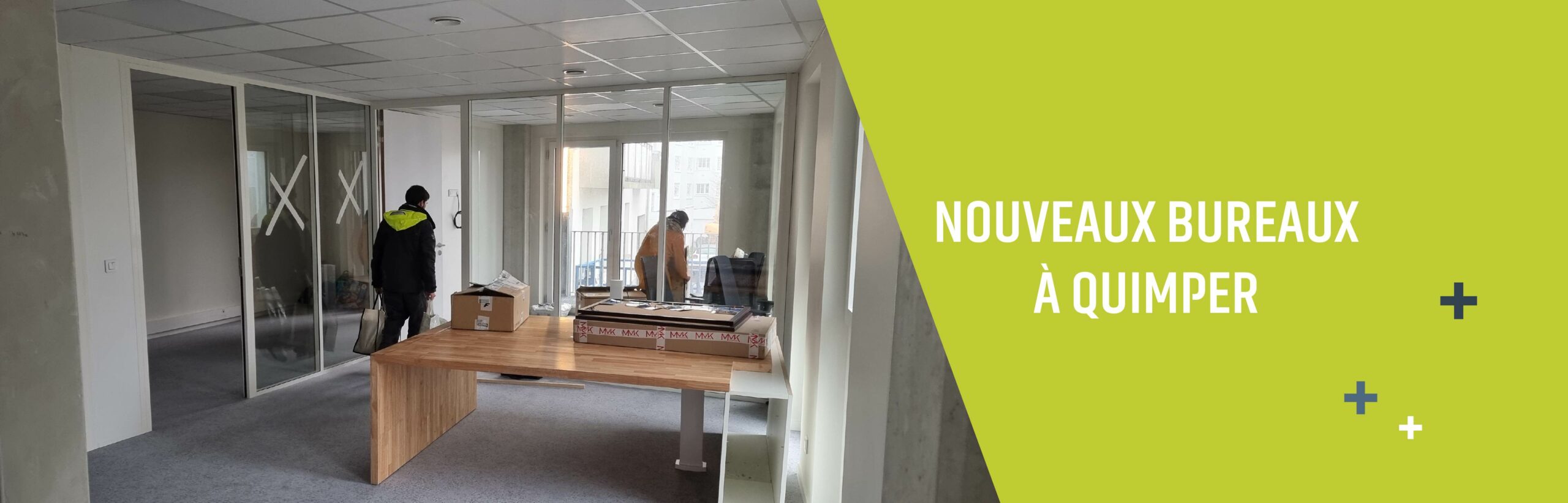 Nouveaux bureaux à Quimper